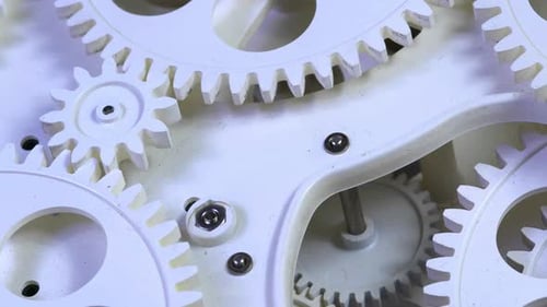 Rotating Gears Mechanical Device