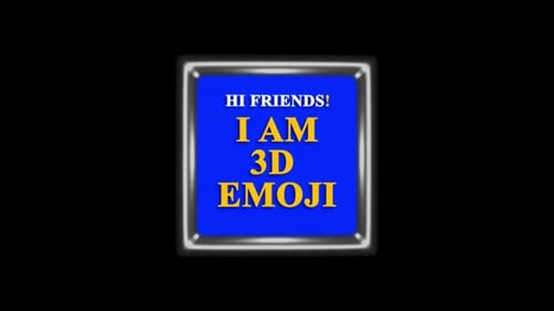 New Sad 3d Emoji With Text Background Loop Animation V6