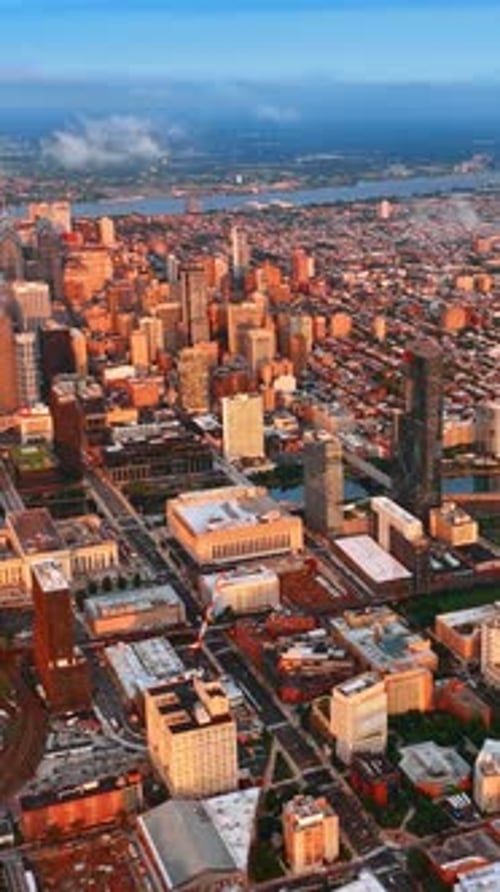 Two rivers crossing the beautiful cityscape. Diverse panorama of wonderful Philadelphia, USA.