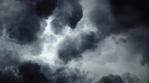 Dark Storm Clouds Gathering in the Sky