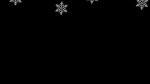 Snow Loop Alpha Channel