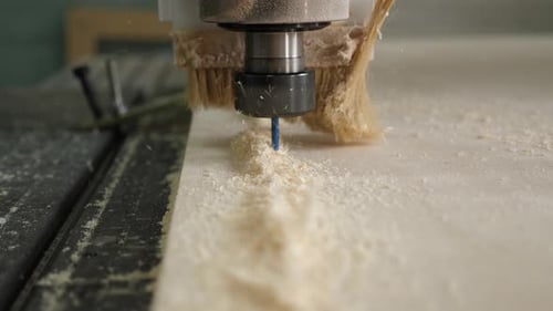 Automated Machine Carving Wood Product