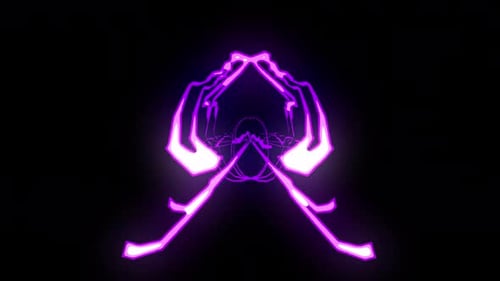 Dynamic Neon Electric Energy Lightning Reveal