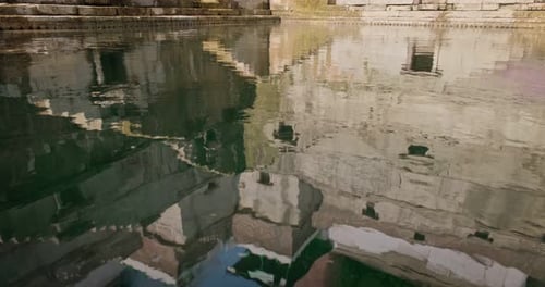 Water Storage and Toorji Ka Jhalra Baoli Stepwell in Jodhpur Rajasthan India Vertical Pan