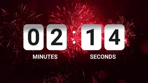 3 Minute Countdown Timer Happy New Year V3
