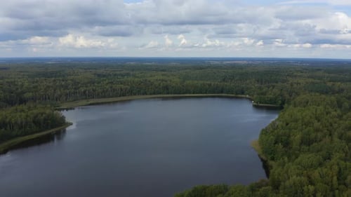 Lake of Marinovo in Rominta forest