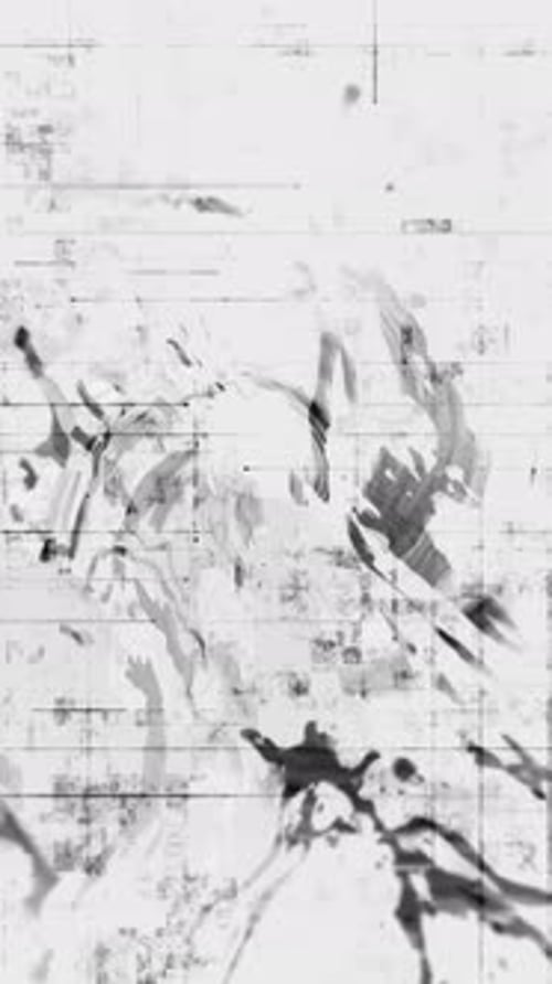 Vertical Video - Textured Grayscale Liquid Motion Grunge Background