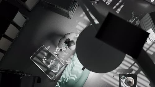 Robot in Surgery Room 3D Animation