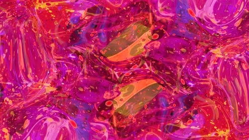 Abstract Water Splatter Liquid Background Animation