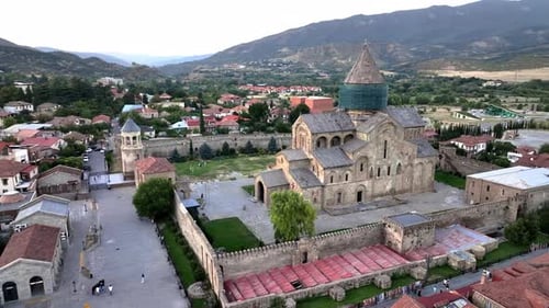The Center Of Old Mtskheta From A Height
