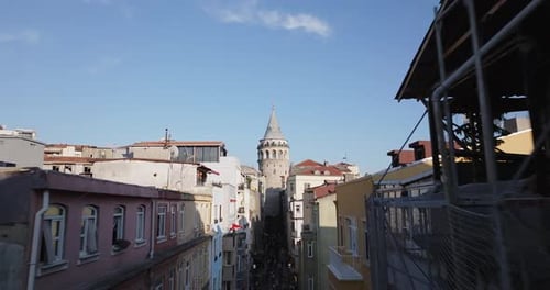 Istanbul: Galataturm und Brücke, Luftbild 4