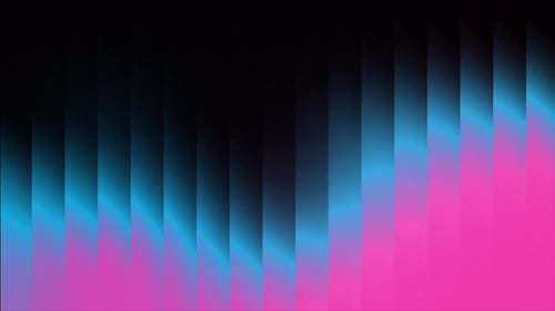 4K 3D-Animation. Dynamisches abstraktes Hintergrundmuster aus Glas mit Farbverlauf