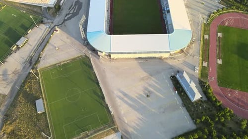 football stadium aerial view