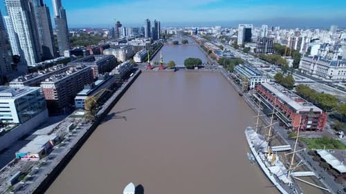 Buenos Aires Argentina. Downtown landscape of tourism landmark city.