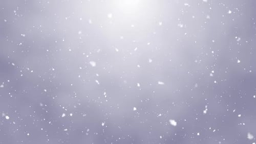 Winter Snowfall Background Loop V4