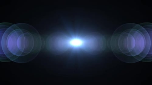 Centered Light Rays Heaven Light Animation From Center Flash Light Leaks Turning Optical Lens