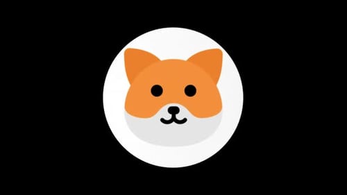 Generische 3D-Animation mit generischen Hundesymbolen