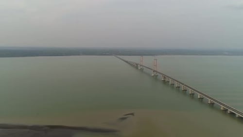 Suspension Cable Bridge in Surabaya