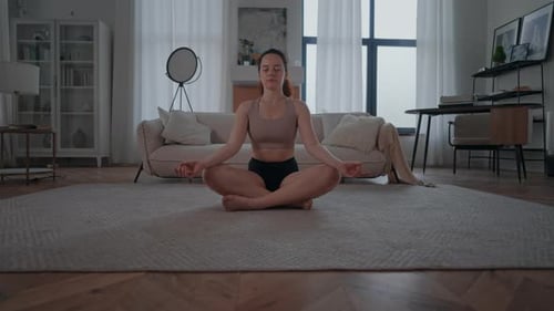 Seated CrossLegged Yoga Pose