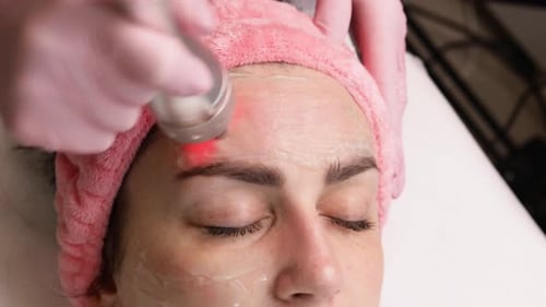 Relaxing Facial Treatment at the Spa