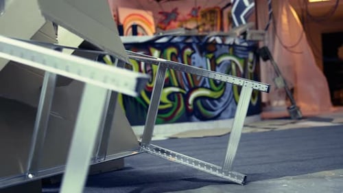 Random Items in an Unfinished Urban Building