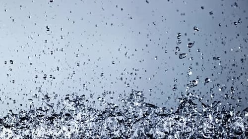 Water Droplets Abstract Close Up