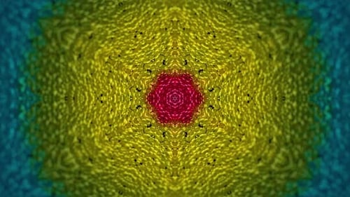 Vibrant Abstract Kaleidoscopic Pattern Motion Background