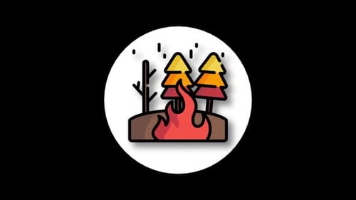 Feuersymbol-Animation