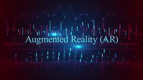 Digital Futuristic Augmented Reality Title Animation