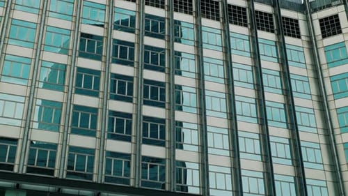 Modern Glass Office Building With Reflective Windows Contemporary Urban Architecture and Corporate