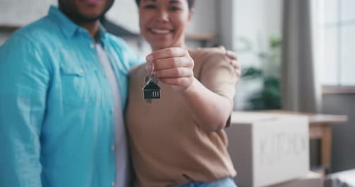 Married Couple Enjoys Expensive Purchase of New Flat