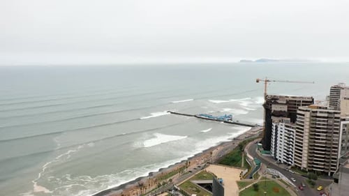Lima, Perú, imágenes de Zumbido. Vista aérea