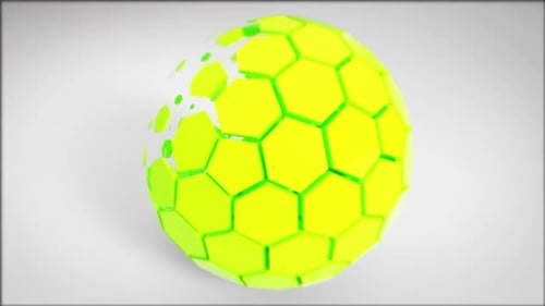 Green Tech Sphere-Hintergrund
