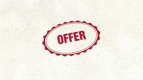 Offer Rubber Stamp