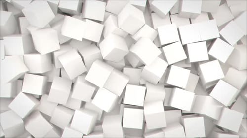 Dynamic Geometric Cubes Logo Reveal