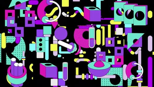 Bunter geometrischer Hintergrund 01
