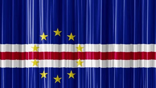 Animated Waving Cape Verde National Flag