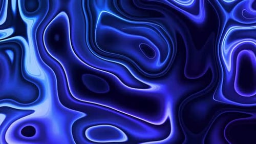 Vídeo de fondo de Blue Liquid Fluid