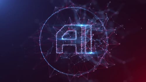 AI Technology Digital Network Loop