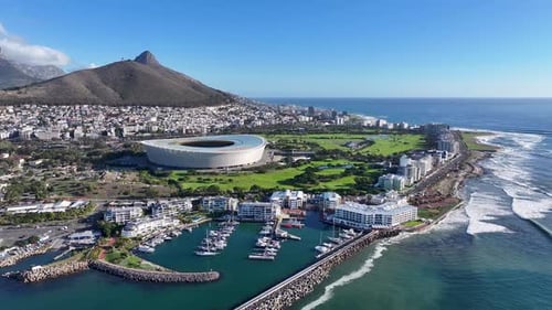 Coastal Scenery At Cape Town In Western Cape South Africa.