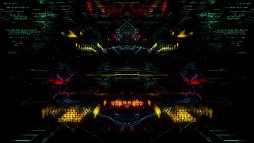 Digital Tunnel Hud Particles