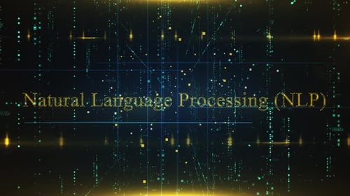 Futuristic Digital Grid Network Text Reveal Animation