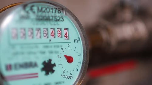 Water Meters of Hot Water in Real Apartments in Europe