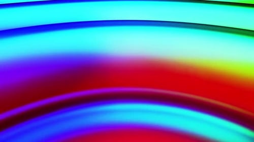 Abstraction of Rainbow Waves Infinitely Moving From the Center Outwards with a Gradient on the