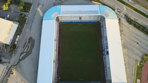 aerial football stadium