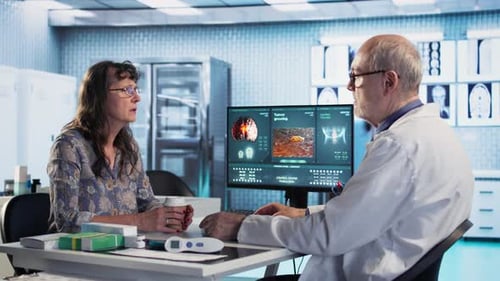 Physician Highlights MRI Scan Advising on Cancer Treatment Options