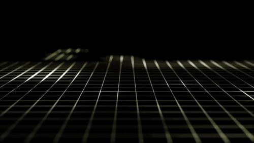 Futuristic Geometric Grid Lines Moving Light Loop