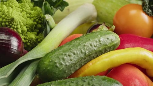 Food Shopping Market Vegetables Delivery Online Shop Buying Tomato Cucumber Pepper Broccoli in