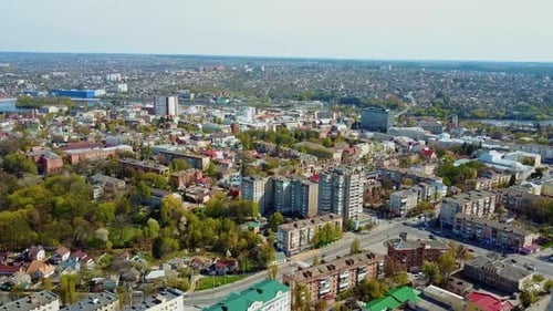 Panoramablick auf eine wunderschöne Stadt