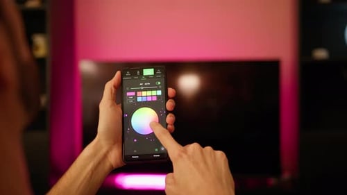 Using a Phone to Control Home Lighting